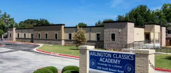 permanent modular building Arlington Classics Academy