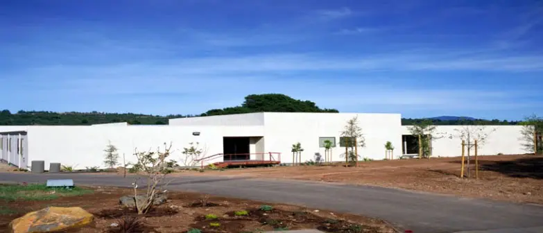 permanent modular building Hewlett Packard technology center
