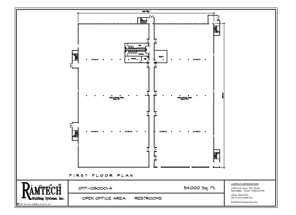Commercial Floor Plans - Permanent & Relocatable Modular Construction