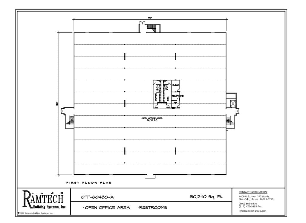 business office, business restroom floor plan