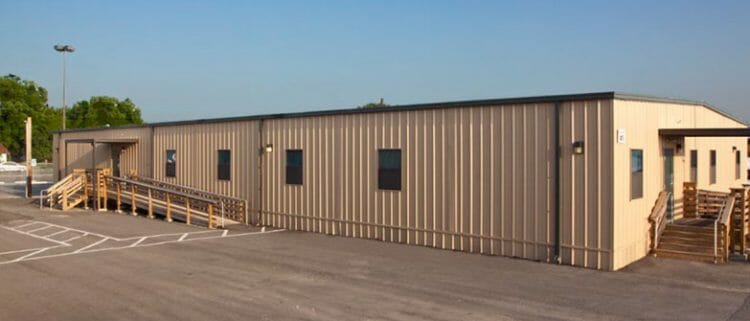 relocatable modular building San Antonio solid waste facility