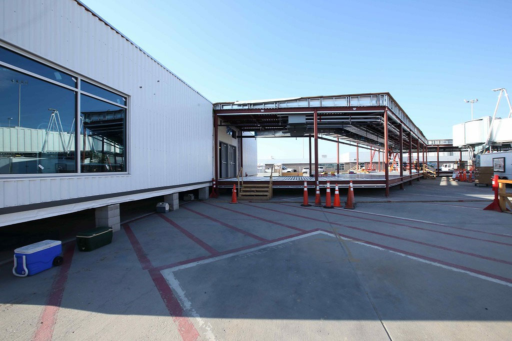 relocatable modular building Denver International Airport